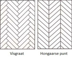 verschil visgraat hongaarse punt