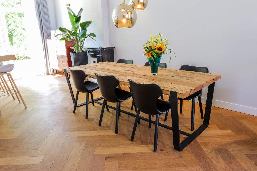 Gerookte vloer (3) Houten vloer gerookt