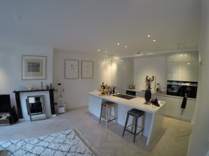 visgraat parket gebleekt wit