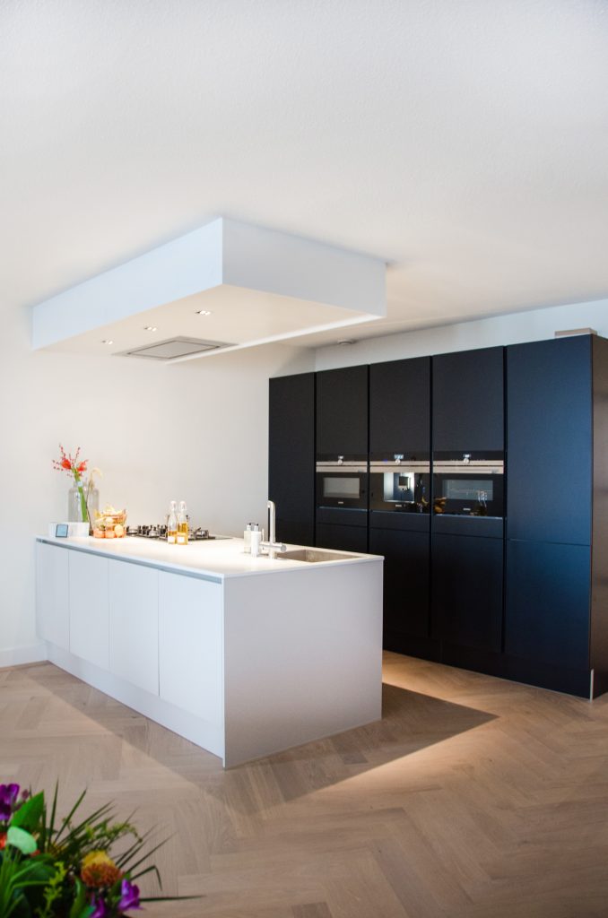 visgraat parketnieuwbouw woning met vloerverwarming