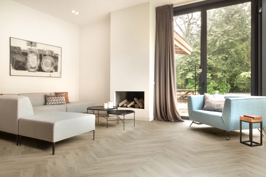Chamonix-Visgraat XL-PVC Amsterdam met vloerverwarming