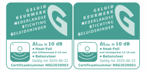 NSG-keurmerk 2020003 HeatFoil - Lamelparket 12-16mm
